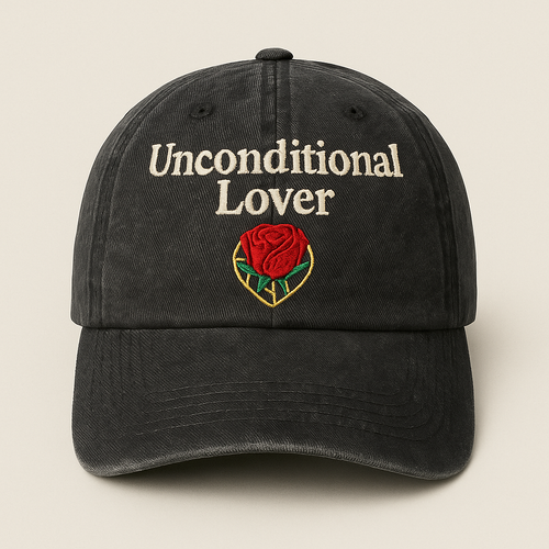Stonewashed Black Dad Hat